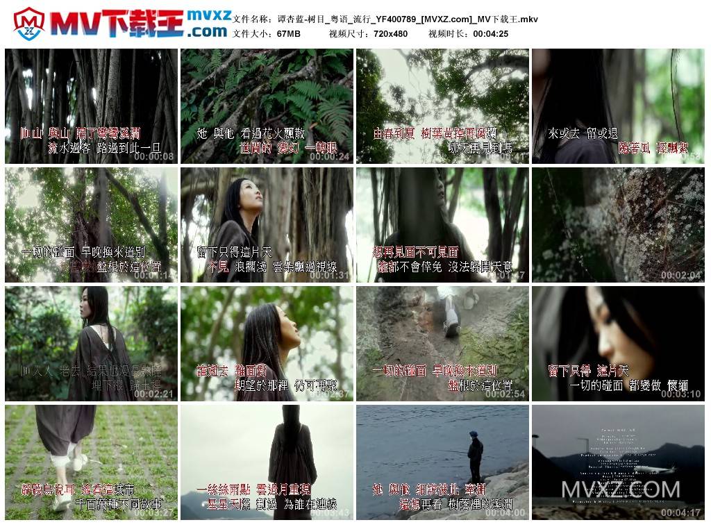 谭杏蓝-树目_粤语_流行_YF400789